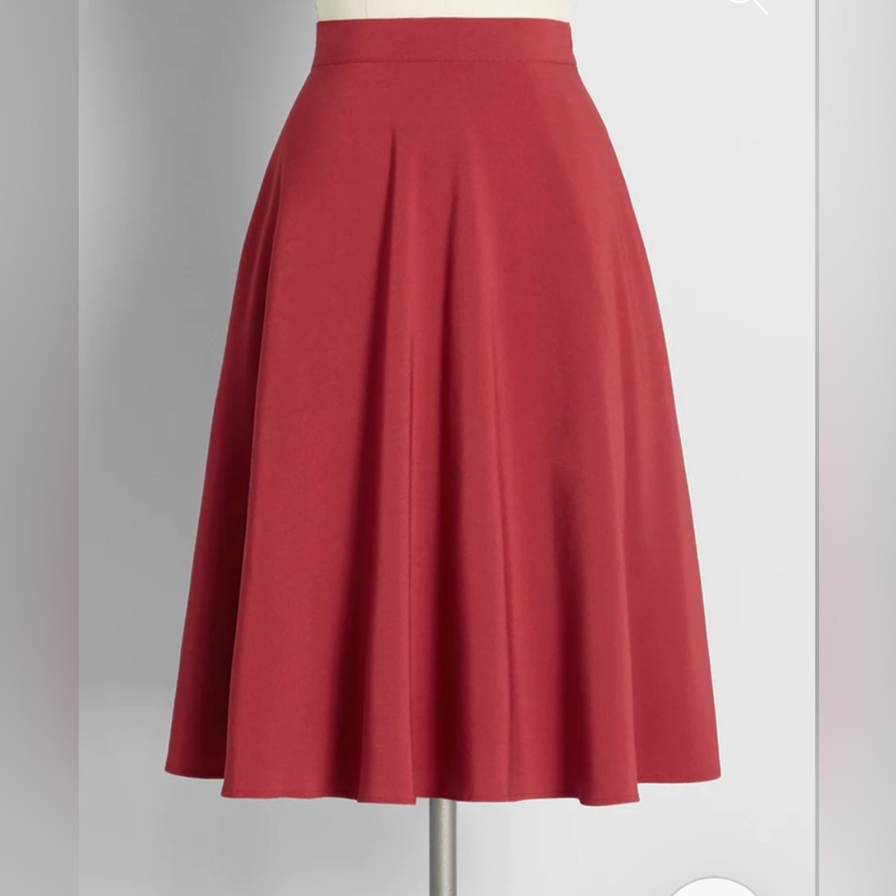 Just This Sway A-Line Skirt with POCKETS!!